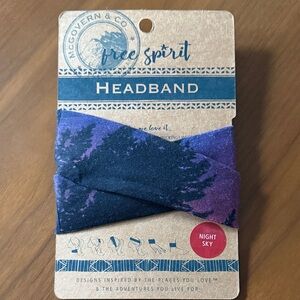 Purple and Blue Headband